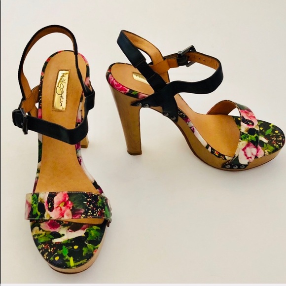 Host Pick⭐️Halogen Floral Heels Shoes SZ 10M - Picture 2 of 7